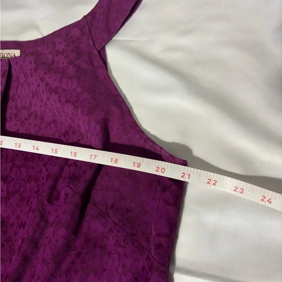 Merona Magenta Layered Blouse - size XL - Picture 5 of 10